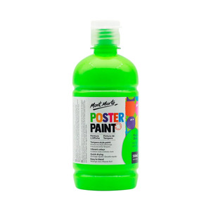 Mont Marte Kids Poster Paint - Fluoro Green