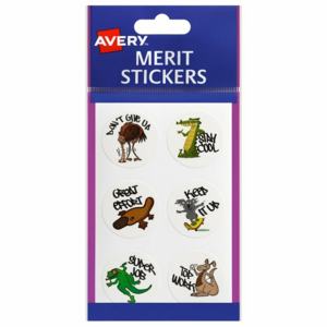 Avery Merit Stickers - Aussie Animals