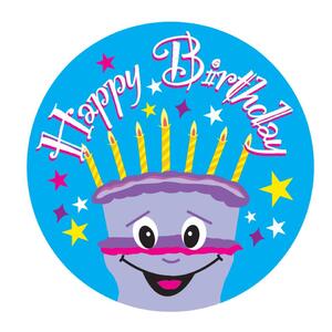 Avery Merit Stickers - Happy Birthday