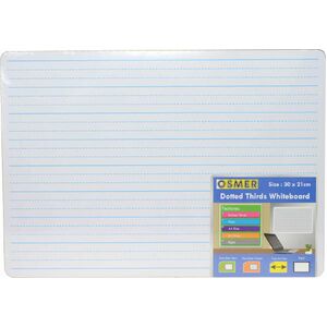 Osmer Student Double-Sided Whiteboard Plain/Dotted Thirds