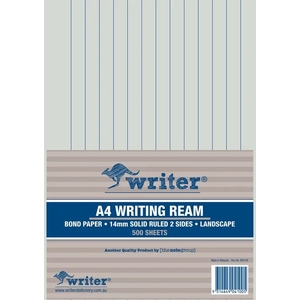 Writer Exam A4 14mm Ruled