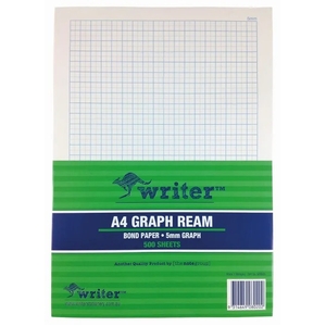 Writer Exam A4 5mm Graph Paper