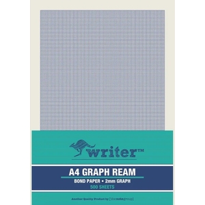 Writer A4 2mm Graph Paper 