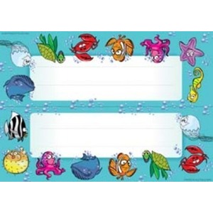 Australian Teaching Aids Card Name Plates - Sea Creatures