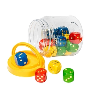 Learning Can Be Fun Giant Coloured Wooden Dice