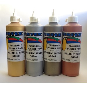 Tintex Washable Metallic Poster Paint