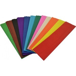 Rainbow Crepe Paper Single Colours