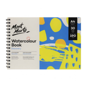 Mont Marte Discovery Watercolour Book Spiral Bound 190gsm