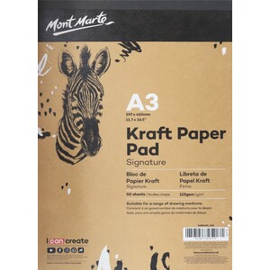 Mont Marte Signature Kraft Paper Pad 115gsm