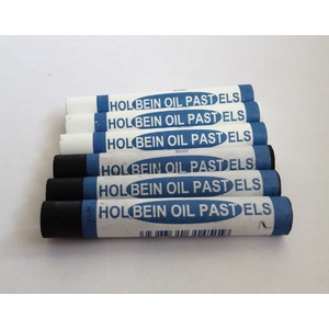 Holbein Black and White Oil Pastels 10 pack