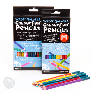 Micador Water Soluble Colourfun Pencils