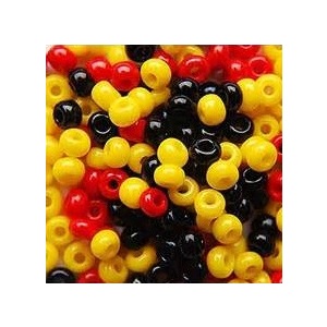 Plastic Pony Beads 9mm - Indigenous Colours