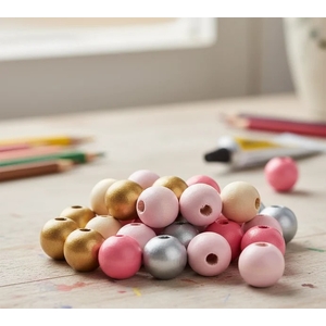 Arbee Wooden Beads 16mm Pkt of 30
