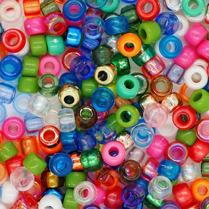 Arbee Plastic Pony Beads - Multi Coloured