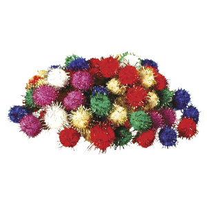 Glitter Pom Poms 