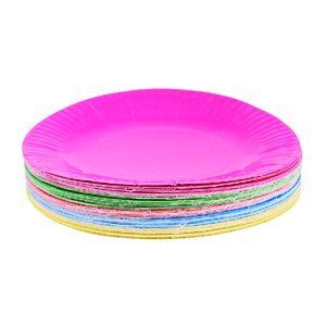 Zart Paper Plates Pack of 50 - Coloured