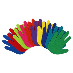 Felt Hand Shapes Box of 60