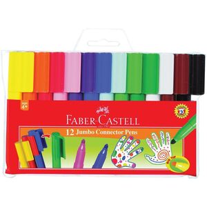 Faber-Castell Jumbo Connector Pen Colour Markers 