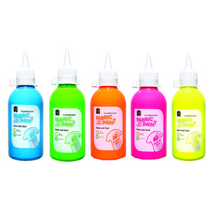 EC Fabric and Craft Paint Fluorescent 250ml