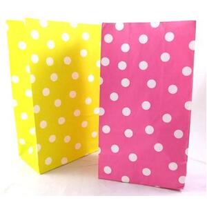 Shamrock Polka Dot Bags Pink/Yellow
