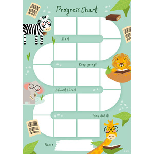 ATA Progress Chart English - Safari of Words