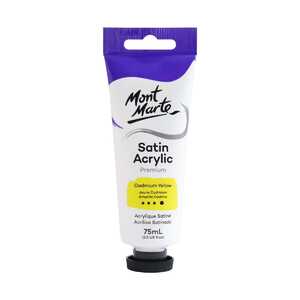 Mont Marte Premium Satin Acrylic Paint - Cadmium Yellow