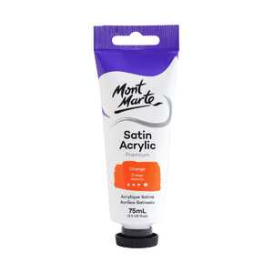 Mont Marte Premium Satin Acrylic Paint - Orange
