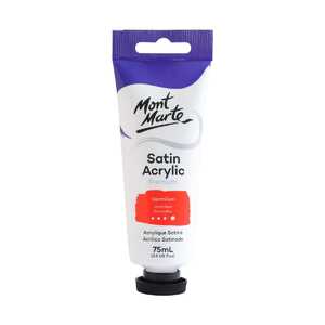 Mont Marte Premium Satin Acrylic Paint - Vermilion