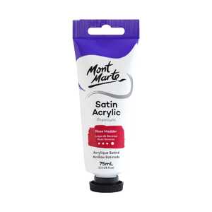 Mont Marte Premium Satin Acrylic Paint - Rose Madder