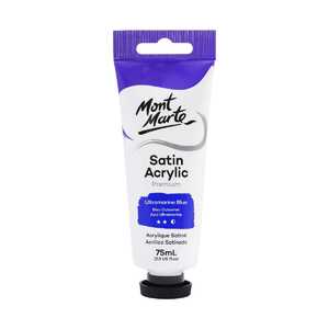 Mont Marte Premium Satin Acrylic Paint - Phthalo Blue
