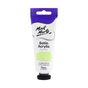 Mont Marte Premium Satin Acrylic Paint - Yellow Green