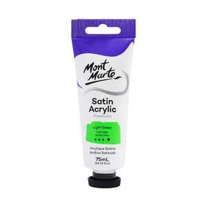 Mont Marte Premium Satin Acrylic Paint - Light Green