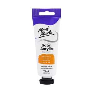 Mont Marte Premium Satin Acrylic Paint - Yellow Ochre
