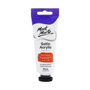 Mont Marte Premium Satin Acrylic Paint - Burnt Sienna