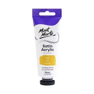 Mont Marte Premium Satin Acrylic Paint - Gold