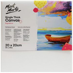 Mont Marte Signature Stretched Canvas 20 x 20cm 