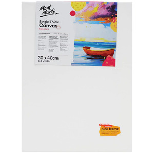 Mont Marte Signature Stretched Canvas  30 x 40cm 