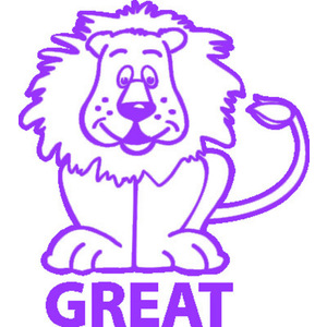 Australian Teaching Aids Merit Stamp - Great Lion 