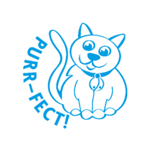 Australian Teaching Aids Merit Stamp - Purr-fect Cat 