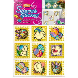 Value Craft Easter Stickers - Easter Chick & Egg