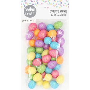 Easter Mini Glitter Foam Eggs