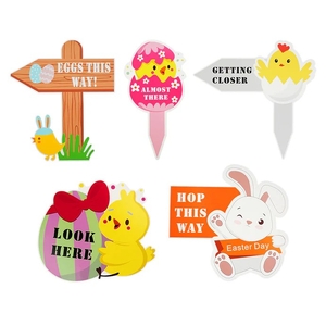 Value Craft Easter Egg Hunt Signs 