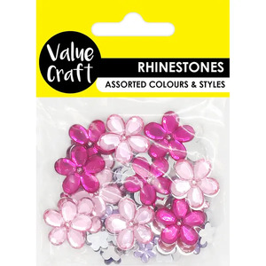 Value Craft Rhinestones - Flowers