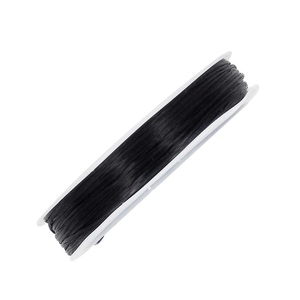 Value Craft Stretch Beading Elastic, Thread Black