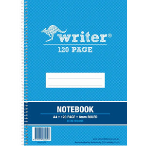 Writer Note Book A4