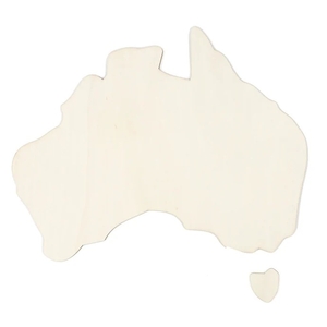 Arbee Wooden Map of Australia