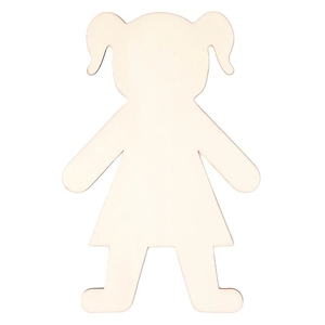 Arbee Wooden Shape Girl