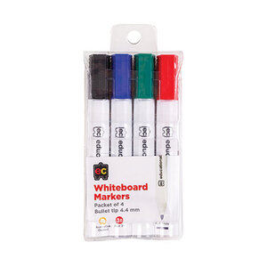 EC Whiteboard Markers Coloured - Thick Point