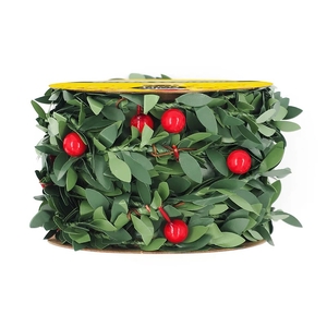 Xmas Holly and Berry Leaf Trim