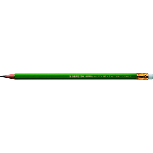 Stabilo Greengraph Pencil HB With Eraser